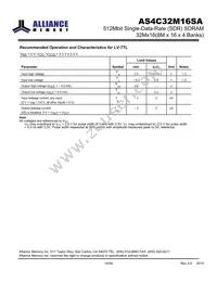 AS4C32M16SA-7BINTR Datasheet Page 14