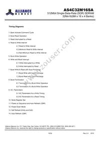 AS4C32M16SA-7BINTR Datasheet Page 19