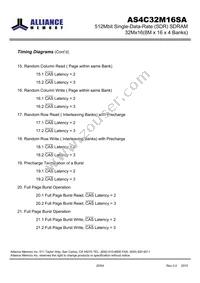 AS4C32M16SA-7BINTR Datasheet Page 20