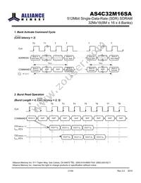 AS4C32M16SA-7BINTR Datasheet Page 21