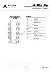AS4C32M16SA-7TINTR Datasheet Page 5