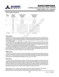 AS4C32M16SA-7TINTR Datasheet Page 12