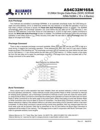 AS4C32M16SA-7TINTR Datasheet Page 13