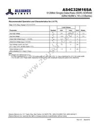 AS4C32M16SA-7TINTR Datasheet Page 14