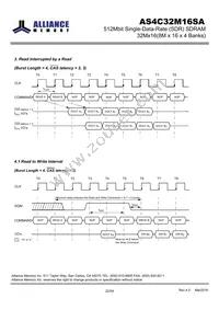 AS4C32M16SA-7TINTR Datasheet Page 22