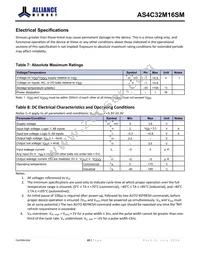 AS4C32M16SM-7TIN Datasheet Page 10