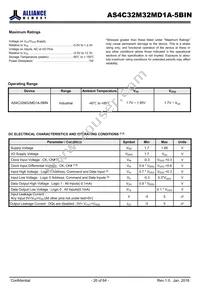 AS4C32M32MD1A-5BINTR Datasheet Page 20