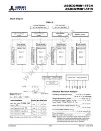 AS4C32M8D1-5TCN Datasheet Page 4