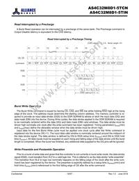 AS4C32M8D1-5TCN Datasheet Page 16