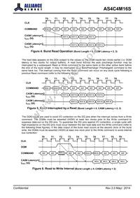 AS4C4M16S-6BINTR Datasheet Page 8