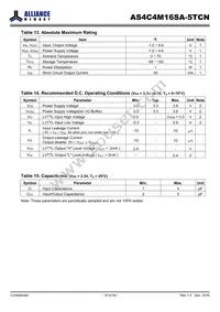 AS4C4M16SA-5TCN Datasheet Page 18