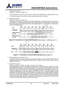 AS4C4M16SA-6BANTR Datasheet Page 16
