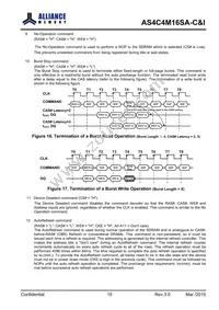 AS4C4M16SA-6BINTR Datasheet Page 16