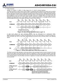 AS4C4M16SA-7BCN Datasheet Page 11