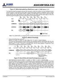 AS4C4M16SA-7BCN Datasheet Page 12