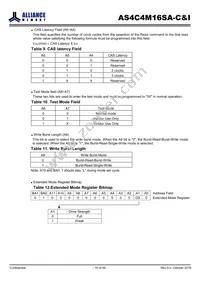 AS4C4M16SA-7BCN Datasheet Page 15