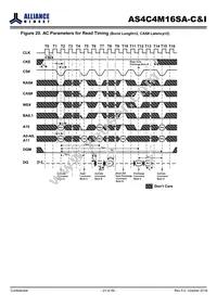 AS4C4M16SA-7BCN Datasheet Page 23