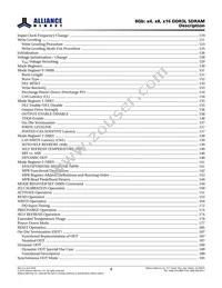 AS4C512M16D3L-12BINTR Datasheet Page 5