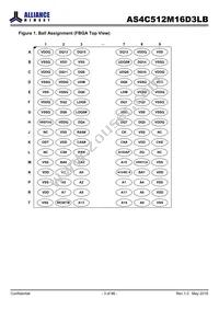 AS4C512M16D3LB-12BCN Datasheet Page 3