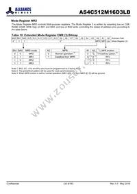 AS4C512M16D3LB-12BCN Datasheet Page 20