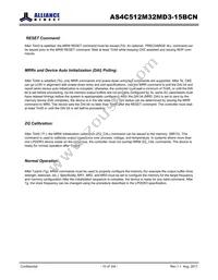 AS4C512M32MD3-15BCNTR Datasheet Page 10