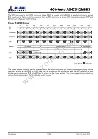 AS4C512M8D3-12BANTR Datasheet Page 13