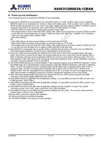 AS4C512M8D3A-12BAN Datasheet Page 10