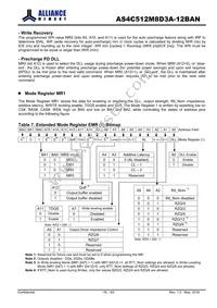 AS4C512M8D3A-12BAN Datasheet Page 16