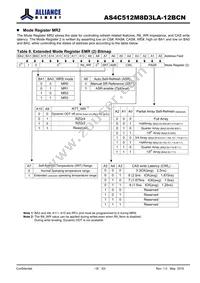 AS4C512M8D3LA-12BCN Datasheet Page 18