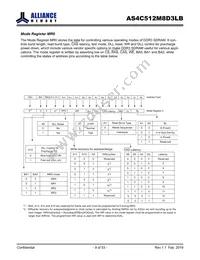 AS4C512M8D3LB-12BAN Datasheet Page 9