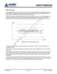 AS4C512M8D3LB-12BAN Datasheet Page 21