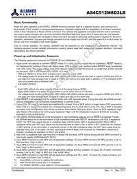 AS4C512M8D3LB-12BANTR Datasheet Page 7
