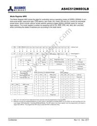 AS4C512M8D3LB-12BANTR Datasheet Page 9