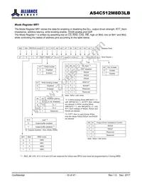 AS4C512M8D3LB-12BANTR Datasheet Page 10