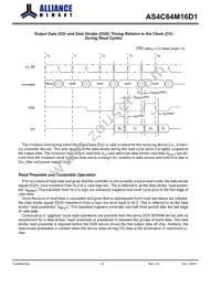 AS4C64M16D1-6TINTR Datasheet Page 13