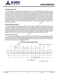 AS4C64M16D1-6TINTR Datasheet Page 15