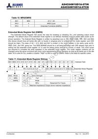 AS4C64M16D1A-6TINTR Datasheet Page 9