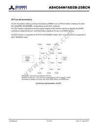 AS4C64M16D2B-25BCN Datasheet Page 12