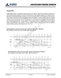 AS4C64M16D2B-25BCN Datasheet Page 18