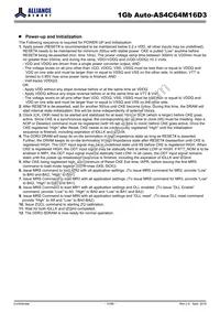 AS4C64M16D3-12BANTR Datasheet Page 10