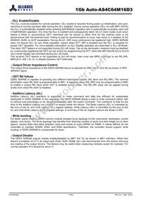 AS4C64M16D3-12BANTR Datasheet Page 17
