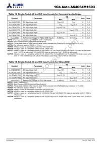 AS4C64M16D3-12BANTR Datasheet Page 22