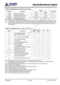AS4C64M16D3LB-12BAN Datasheet Page 23