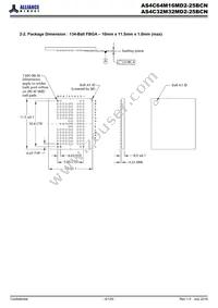 AS4C64M32MD2-25BCNTR Datasheet Page 6