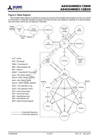 AS4C64M8D3-12BINTR Datasheet Page 5