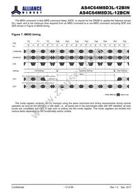 AS4C64M8D3L-12BINTR Datasheet Page 13
