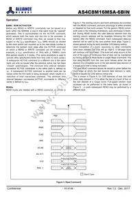 AS4C8M16MSA-6BINTR Datasheet Page 18