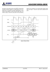 AS4C8M16MSA-6BINTR Datasheet Page 22