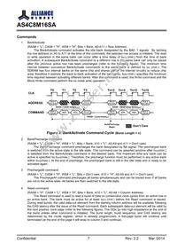 AS4C8M16SA-6BINTR Datasheet Page 7