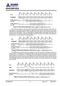 AS4C8M16SA-6BINTR Datasheet Page 8